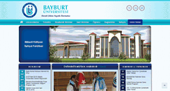 Desktop Screenshot of bayburt.edu.tr